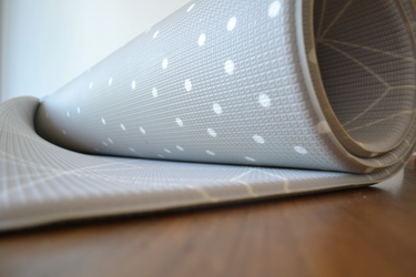 Grey Confetti Kids Padded Play Mat - Family
